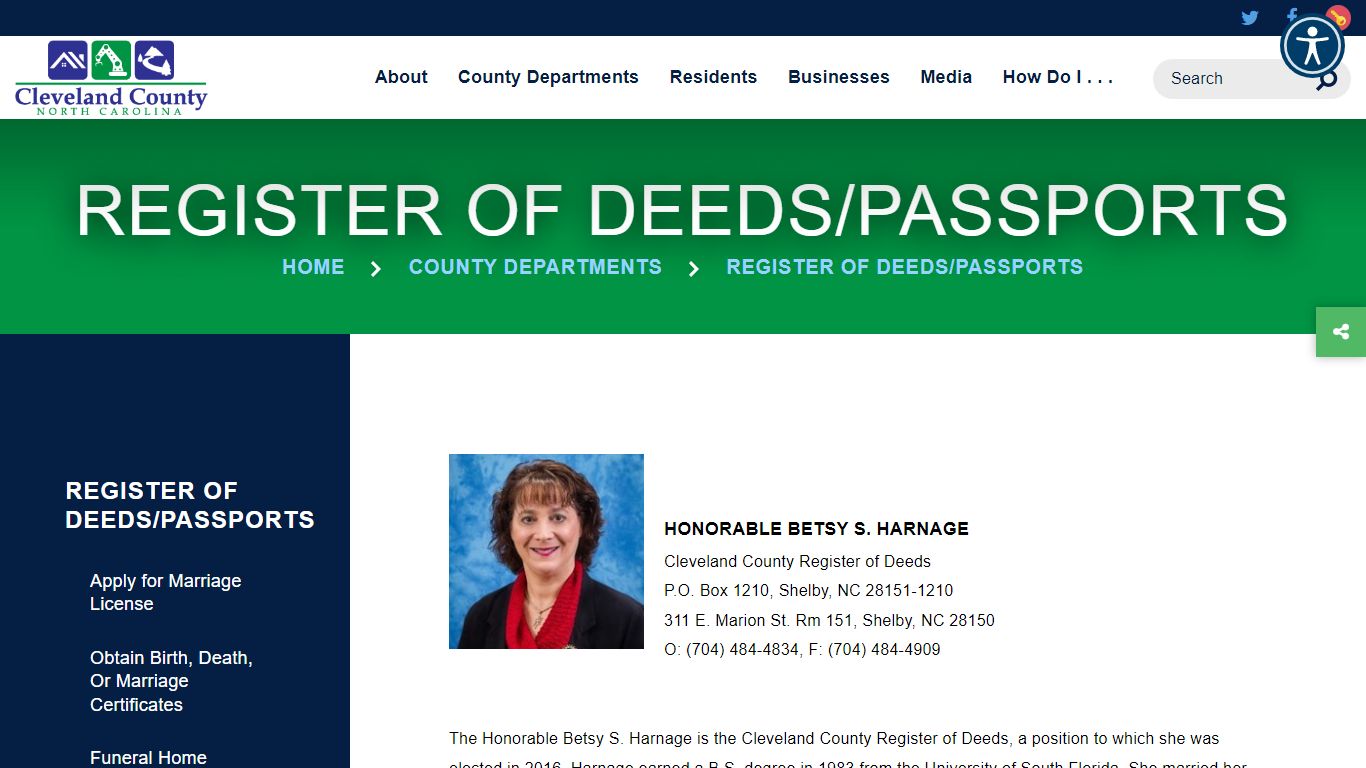 Welcome to Cleveland County, NC